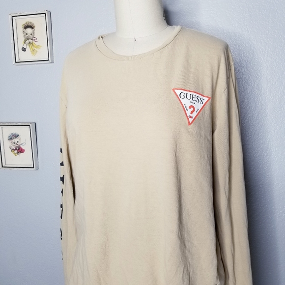 Guess spell out long sleeve tshirt - Picture 4 of 7